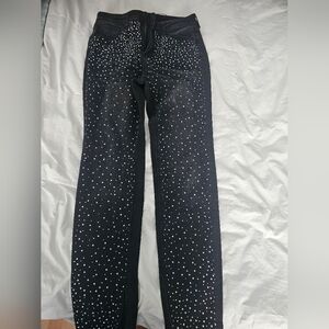 Fashion Nova Black Studded Skinny Jeans Fashion Nova